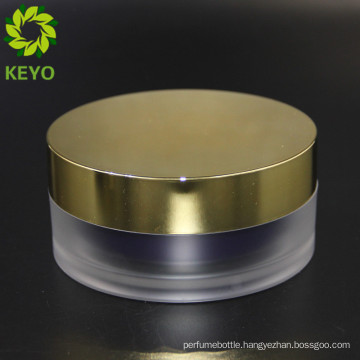 100g empty two layers body butter use acrylic cosmetic jar with gold cap